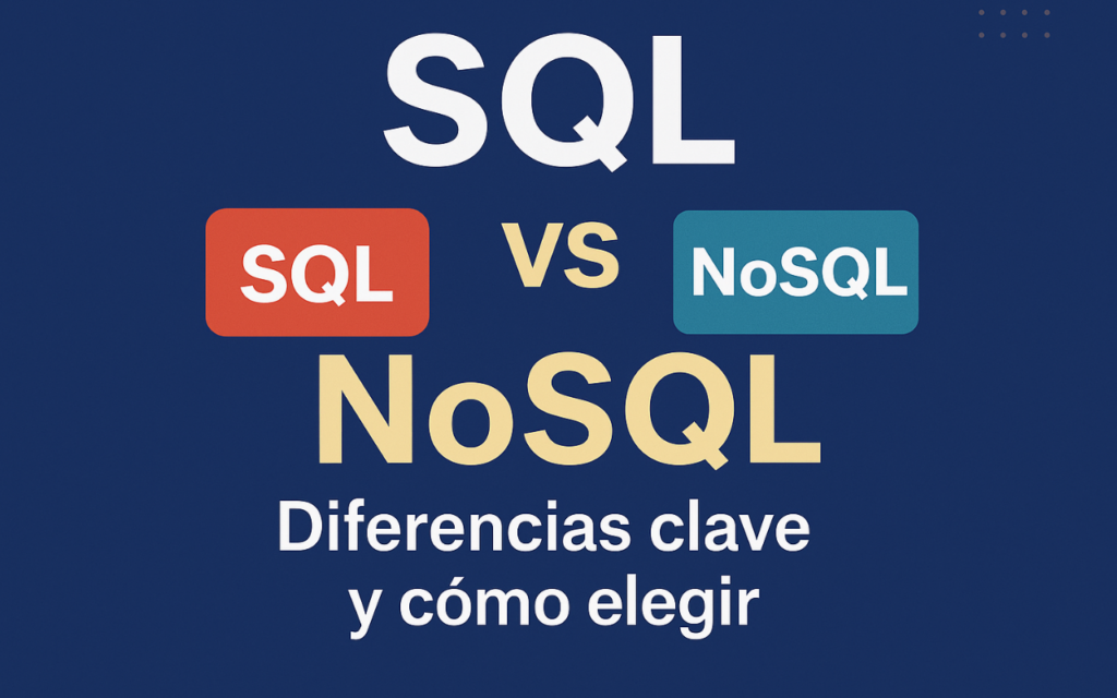 SQL vs NOSQL, diferencias clave y cómo elegir